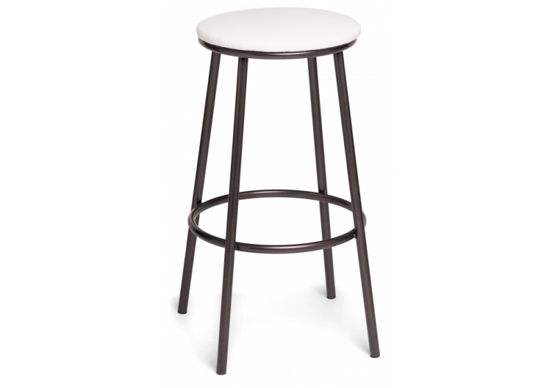 Барный стул Drezegomad белый / темный мусс (41x41x74). 