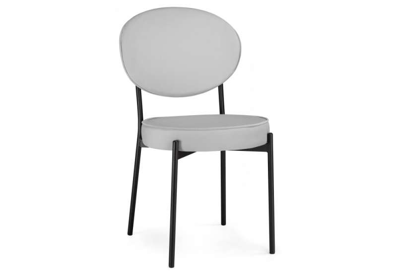 Стул на металлокаркасе Ройс серый / черный (45x52x90). 