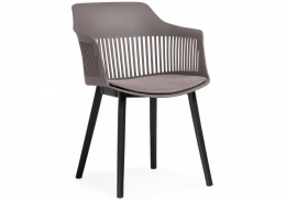 Пластиковый стул Crocs dark gray / black (55x60x76)